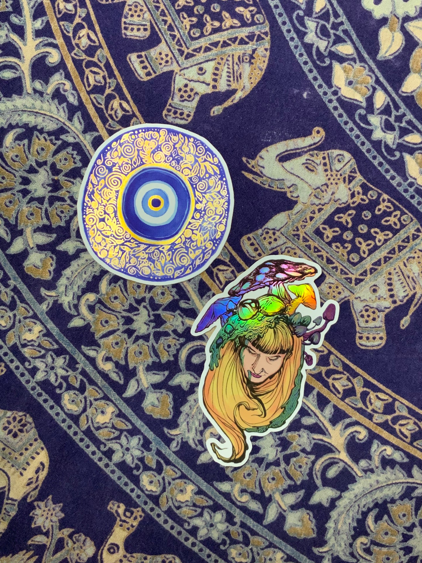 Sticker Art // Mushroom Lady