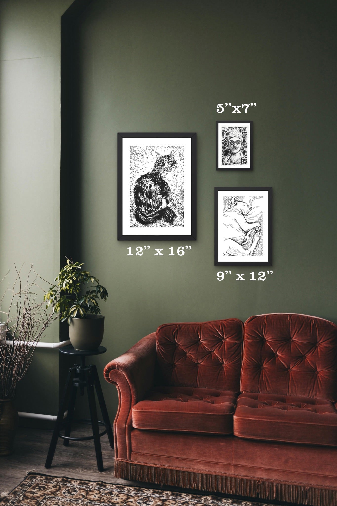 Bespoke Portrait Art // Hold & Behold